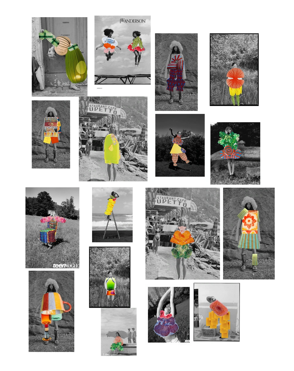 Brand research collage